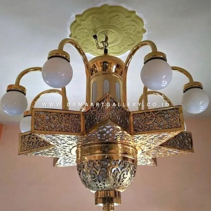 Lampu Gantung Masjid Kuningan Berkualitas